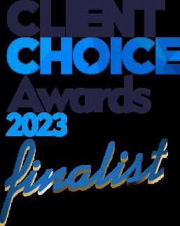 Client Choice Awards 2023 Finalist logo