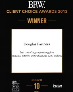 2013 BRW Client Choice Awards - Best Consulting Engineering Firm ($50-$200M)