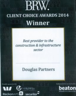 2014 BRW Client Choice Awards - Best Provider to Construction & Infrastructure Sector